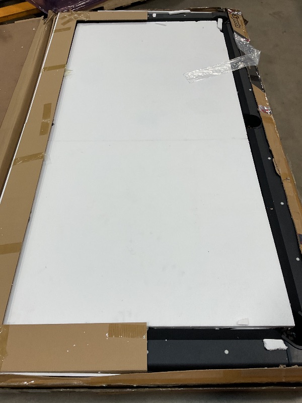 Photo 1 of ***MINOR DAMAGE, SCRATCH***GoSports Full Size 8 ft x 4.2 ft Billiards Game Table - Foldable Design, Includes Full Set of Pool Balls, 2 Cue Sticks, Chalk, and Felt Brush - Black