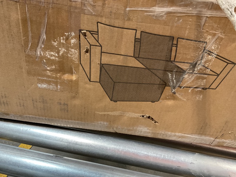 Photo 1 of ***STOCK PHOTO ONLY *** OTTOMAN, BLUE GREY