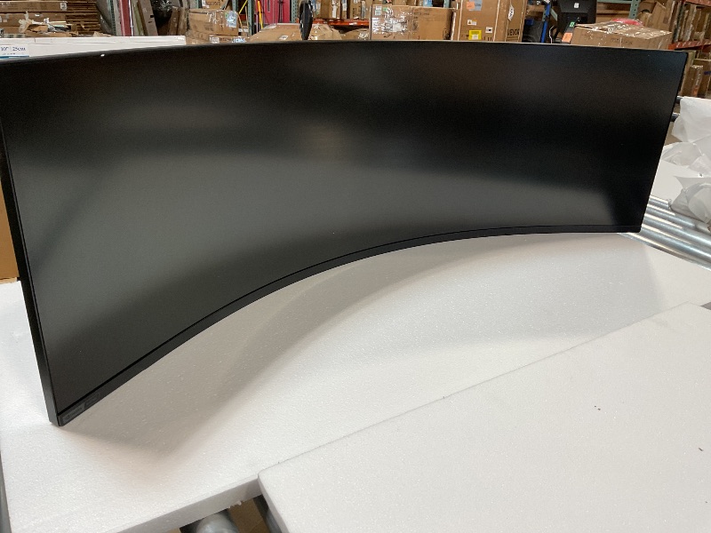 Photo 1 of ***MISSING POWER CORD, UNKNOWN PIECES, UNTESTED ***SAMSUNG 57" Odyssey Neo G9 (G95NC) Series Dual 4K UHD 1000R Curved Gaming Monitor, 240Hz, 1ms with DisplayPort 2.1, Quantum Mini-LED, DisplayHDR 1000, AMD FreeSync Premium Pro, LS57CG952NNXZA