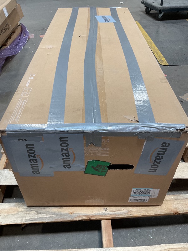 Photo 1 of ***MISSING POWER CORD, UNKNOWN PIECES, UNTESTED ***SAMSUNG 57" Odyssey Neo G9 (G95NC) Series Dual 4K UHD 1000R Curved Gaming Monitor, 240Hz, 1ms with DisplayPort 2.1, Quantum Mini-LED, DisplayHDR 1000, AMD FreeSync Premium Pro, LS57CG952NNXZA