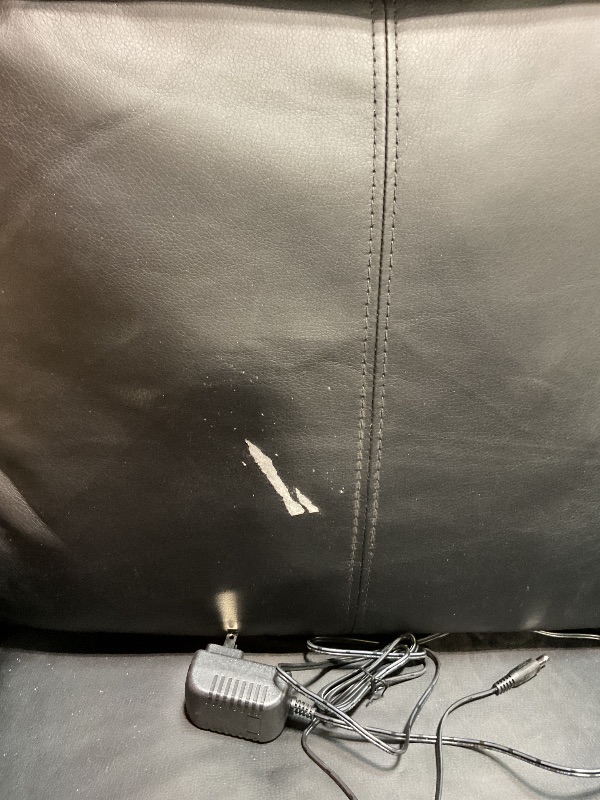 Photo 1 of ***MINOR DAMAGE ***BestMassage | Recliner Chair | No Massage Function | Leather Black | with Lumbar Support, Adjustable Push Back, Wide Armrests, Footrest & Padded Seat | Easy Assembly | for Living Room, Home Theatre