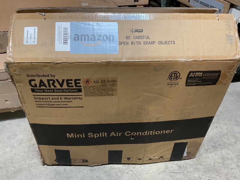 Photo 1 of ***MINOR DAMAGE, PARTIAL SET***9000 BTU Mini Split Air Conditioner, 18.5 SEER2 208-230V Split Unit Ac and Heat Cool Up to 450 Sq.Ft, Ductless Air Conditioner w/Complete Installation Kit,Remote,2.0 Wifi Control,Low Noise