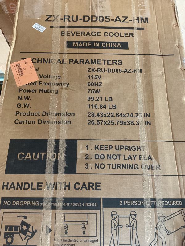 Photo 1 of *** Euhomy ZX-RU-DD05-AZ-HM beverage cooler. ***