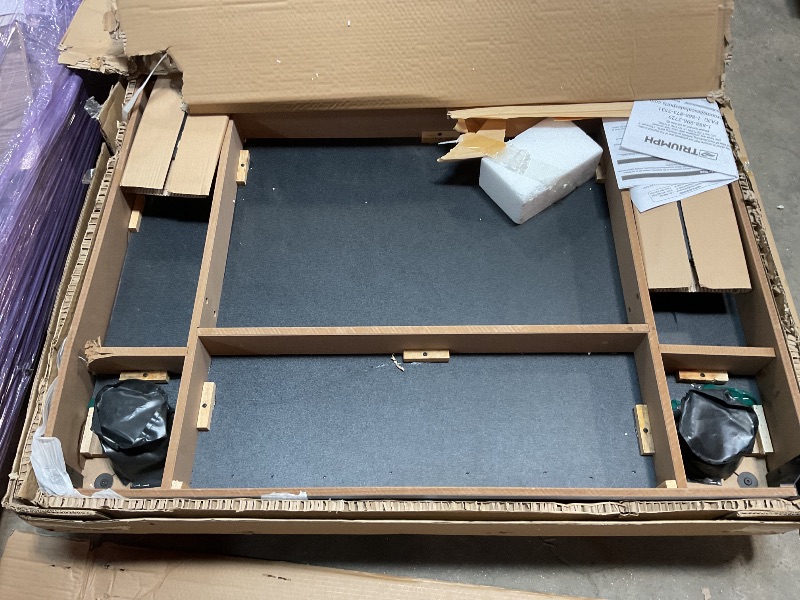 Photo 1 of ***MAJOR DAMAGE, CRACKS***Triumph Phoenix Billiard Table with Conversion Top