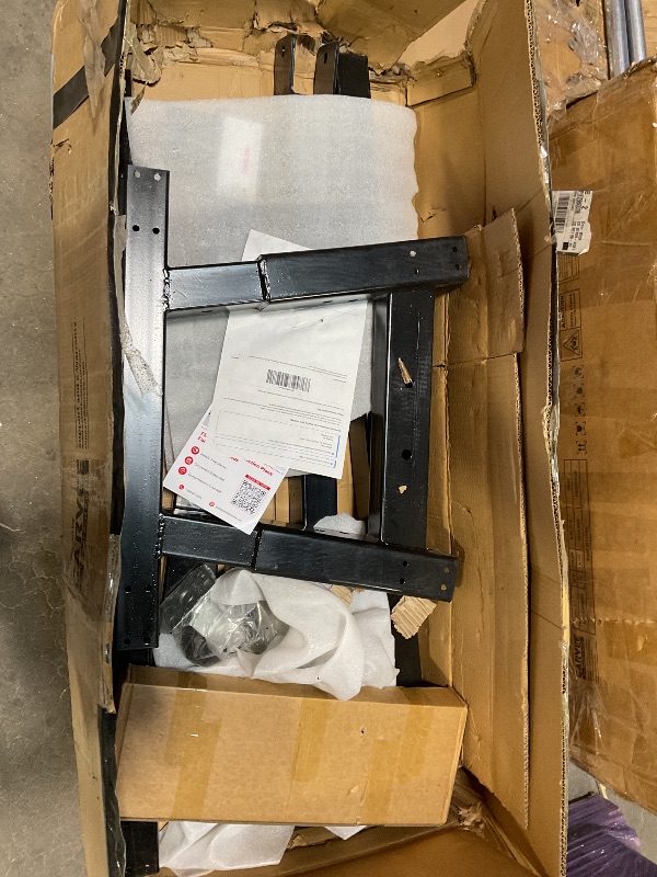 Photo 1 of 2-Ton Folding Engine Hoist Cherry Picker 4400 Lb Capacity Hydraulic Shop Crane with Telescoping Boom 6 Caster Wheels for Automotive Repair (Black, Engine Hoist with Lever)