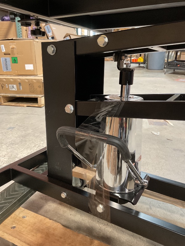 Photo 1 of ***USED, MINOR DAMAGE***VEVOR 43" Hydraulic Pet Grooming Table, Heavy Duty Dog Grooming Arm for Medium/ Small Dogs, Height Adjustable Dog Grooming Station, Anti Slip Tabletop /Dog Grooming Station, Max Bearing 400LBS