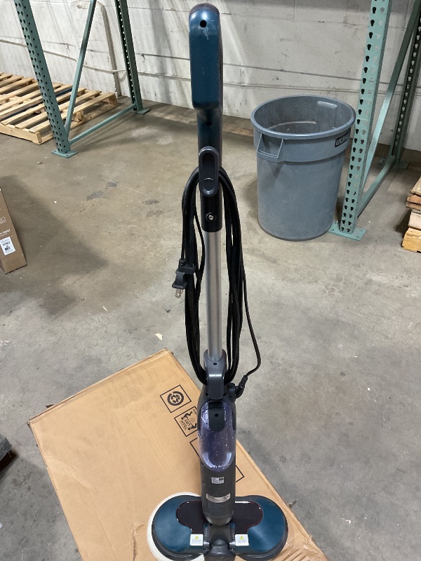 Photo 1 of ***USED, MINOR DAMAGE ***Shark Steam & Scrub All-in-One Scrubbing and Sanitizing Hard Floor Steam Mop, 2 Steam Modes, 2 Dirt Grip Soft Scrub Pads Included, XL Removable Water Tank, Swivel Steering, Teal, S8002BRN