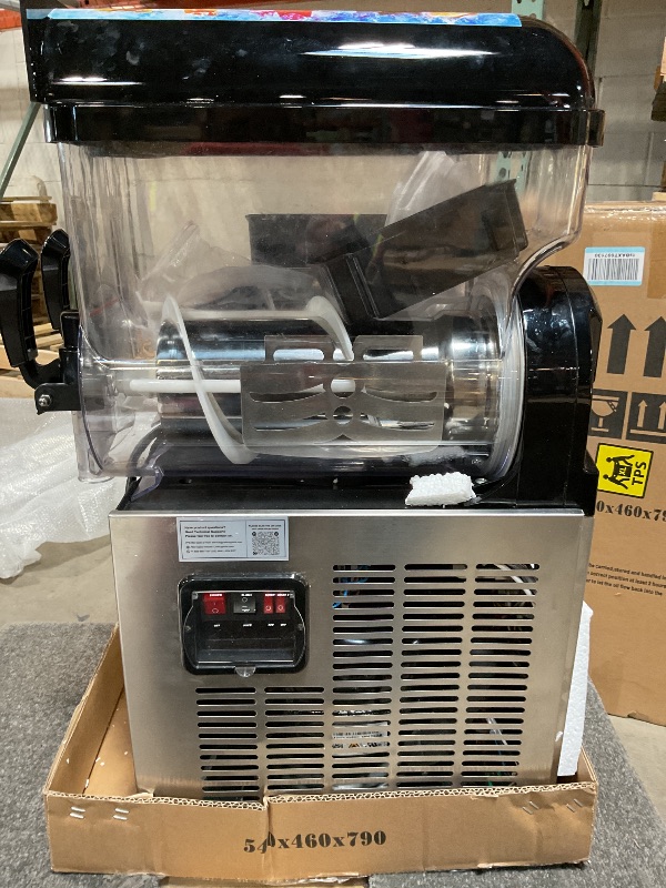 Photo 1 of ***FOR PARTS ONLY /NON-FUNCTIONAL** Commercial Slushy Machine, 8Gal/30L, 4Gal×2 Tanks Commercial Margarita Machine, 110V Commercial Slushie Machine, Frozen Drink Machine for Restaurant Bar Home Party Cocktail Alcohol Beverage