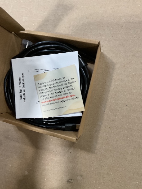 Photo 1 of [Dual-Lens] Endoscope Camera with Light, 1920P HD Borescope with 8+1 Adjustable LED Lights, IP67 Waterproof 16.5FT Semi-Rigid Snake Cord Inspection Camera for iPhone, iPad and Android Phone (Type C)