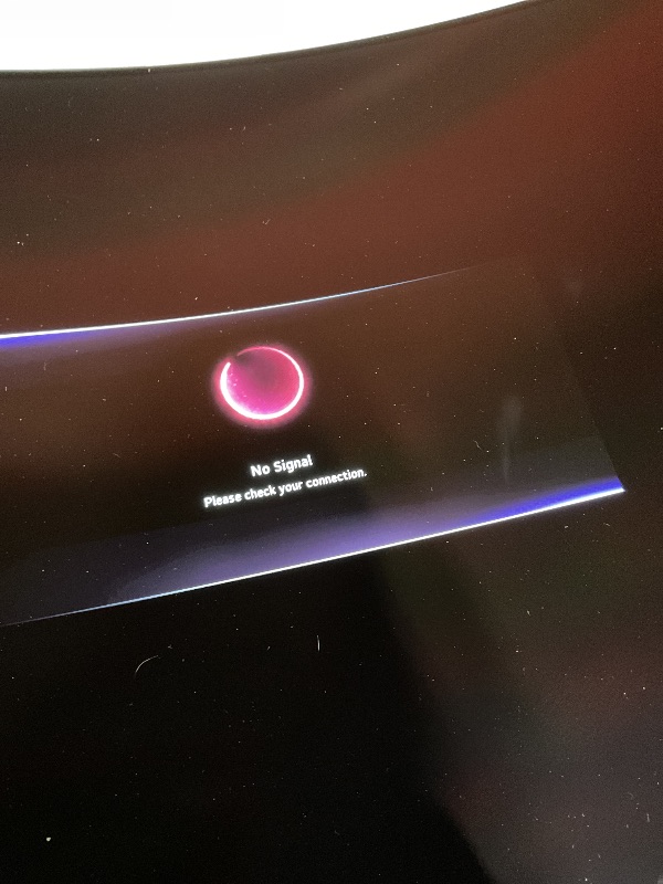 Photo 1 of **DIRT FROM TRANSPORT **LG 45GX900A-B 45-Inch Ultragear WQHD (3440 x 1440) OLED Curved Gaming Monitor, 240Hz, 0.03ms, NVIDIA G-Sync, VESA DisplayHDR True Black 400, HDMI 2.1, DisplayPort, USB Type-C PD 65W, Black