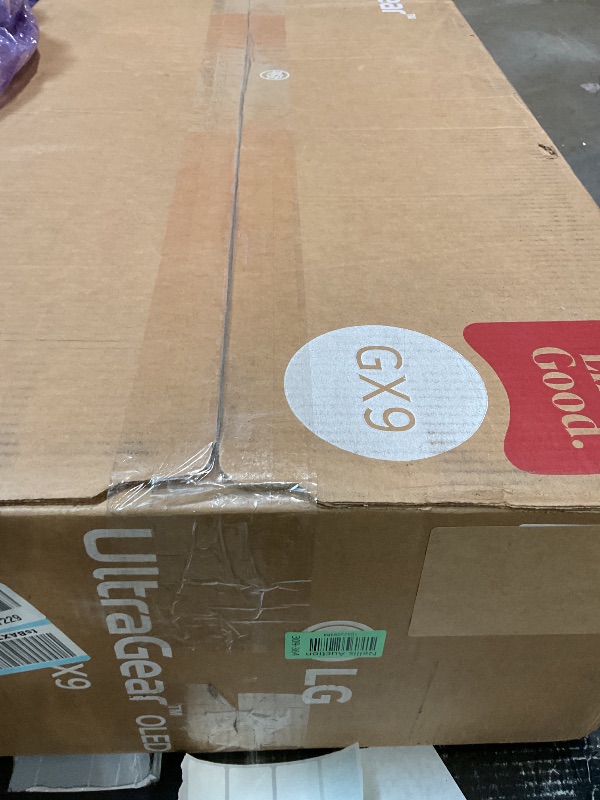 Photo 1 of **DIRT FROM TRANSPORT **LG 45GX900A-B 45-Inch Ultragear WQHD (3440 x 1440) OLED Curved Gaming Monitor, 240Hz, 0.03ms, NVIDIA G-Sync, VESA DisplayHDR True Black 400, HDMI 2.1, DisplayPort, USB Type-C PD 65W, Black