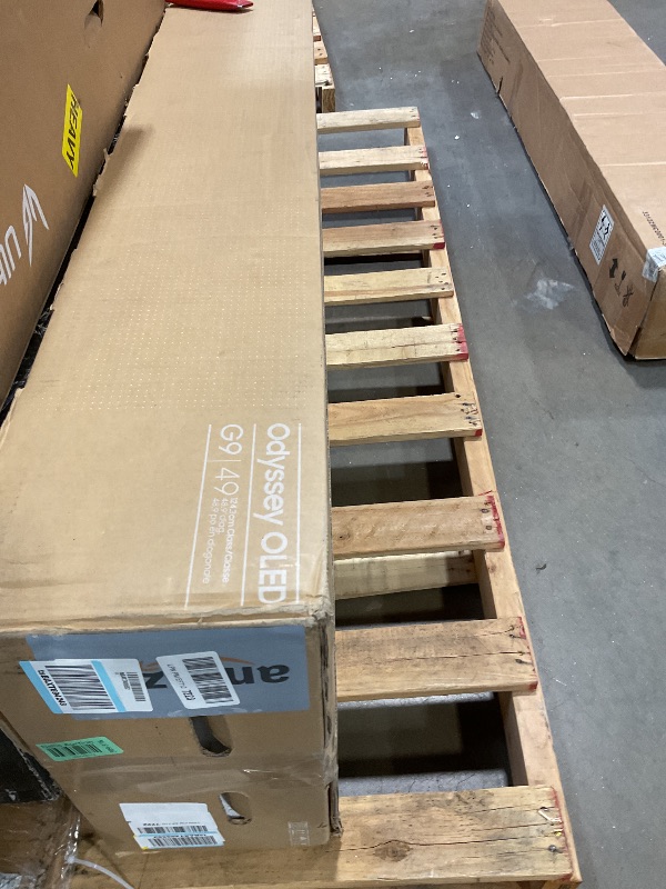 Photo 1 of **SCRATCHES**Samsung 49" Odyssey OLED G9 (G91SD) Dual QHD QD-OLED G-Sync Compatible Curved Gaming Monitor, 144Hz, 0.03ms, AMD FreeSync Premium Pro, Ergonomic Stand, 3 Year Warranty, LS49DG910SNXZA, 2024