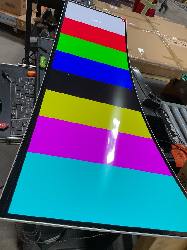 Photo 1 of **SCRATCHES**Samsung 49" Odyssey OLED G9 (G91SD) Dual QHD QD-OLED G-Sync Compatible Curved Gaming Monitor, 144Hz, 0.03ms, AMD FreeSync Premium Pro, Ergonomic Stand, 3 Year Warranty, LS49DG910SNXZA, 2024