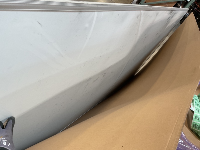 Photo 1 of **DENTS. DIRT. SCRAPES**VIZ-PRO Dry Erase Board/Magnetic Whiteboard, 96 x 48 Inches, Large Wall Mounted Board for School Office and Home 8' x 4'