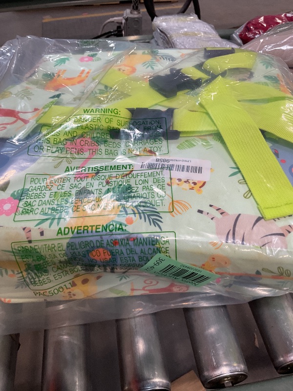 Photo 1 of **DIRT**Vahlbeste Booster Seat for Kitchen Chair with Backrest & 4 Adjustable Straps, Portable TPU Waterproof & Anti-Scratch Toddler Booster Seat for Dining Table, Removable & Non-Slip