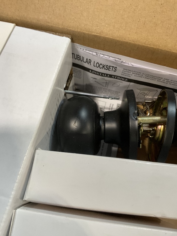 Photo 1 of **SCRATCH**HIDALIFE Fingerprint Door Lock with 2 Door Knob Set, Keyless Entry Door Knob Deadbolt with Keypad, Electronic Keypad Deadbolt, Keyless Entry for Home, Apartment, Matte Black