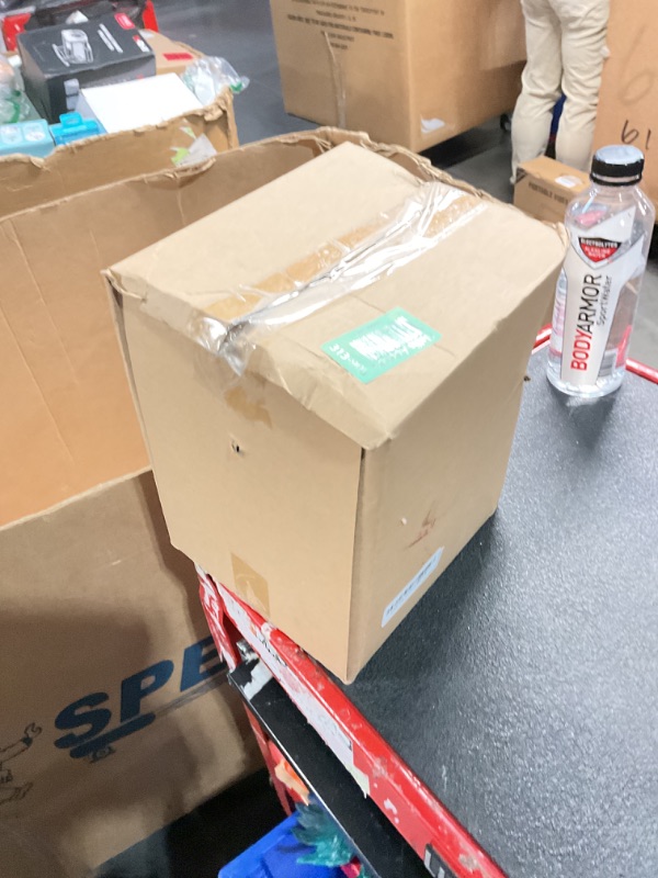 Photo 1 of MorTime LED Revolving Music Box Advent Calendar Decorated with Christmas Tree Reindeer House LED Lights, Lighted Wooden Carved 24 Day Countdown to Christmas Calendar