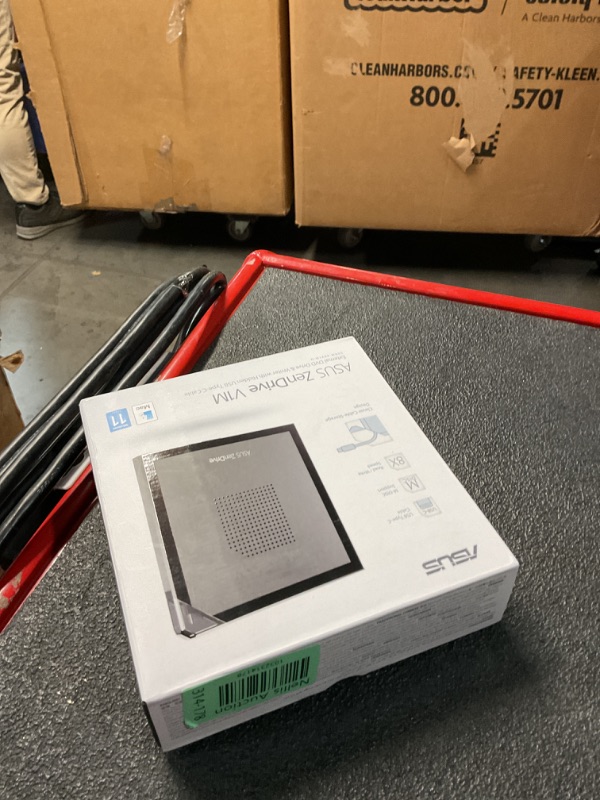 Photo 1 of ASUS ZenDrive V1M External DVD Drive and Writer with Built-in Cable-Storage Design, USB-C Interface, Compatible with Win 11 and macOS, M-DISC Support (SDRW-08V1M-U)
