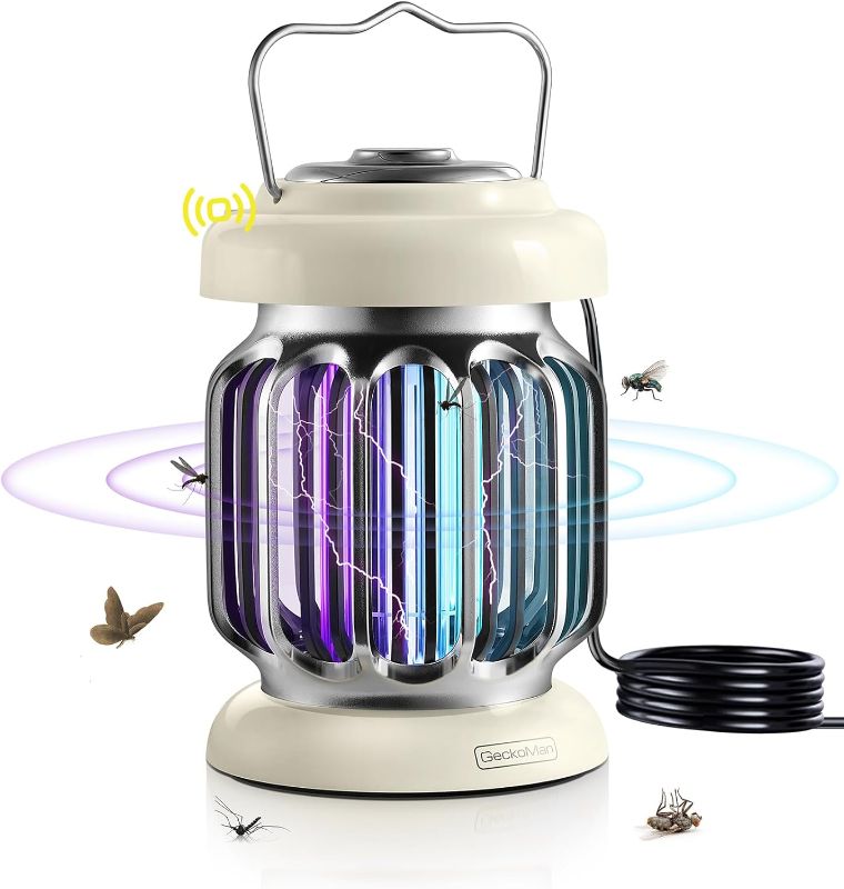 Photo 1 of Spectrum, Dusk-to-Dawn Bug Zapper Outdoor Bug Zapper Indoor Bug Zapper Mosquito Repellent Outdoor Patio Mosquito Zapper Fly Zapper Fruit Fly Trap for Indoors Mosquito Killer with Light Sensor