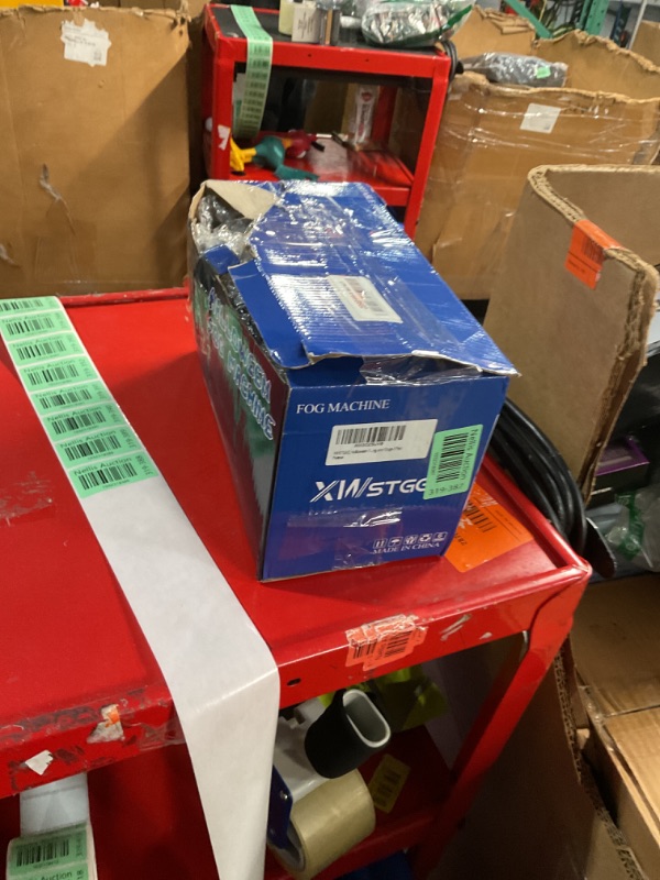 Photo 1 of XWSTGEQ Fog Smoke Machine, 500 Watt Portable Smoke Machine with Wireless & Wired Remote Control for Halloween Wedding and Stage Effect