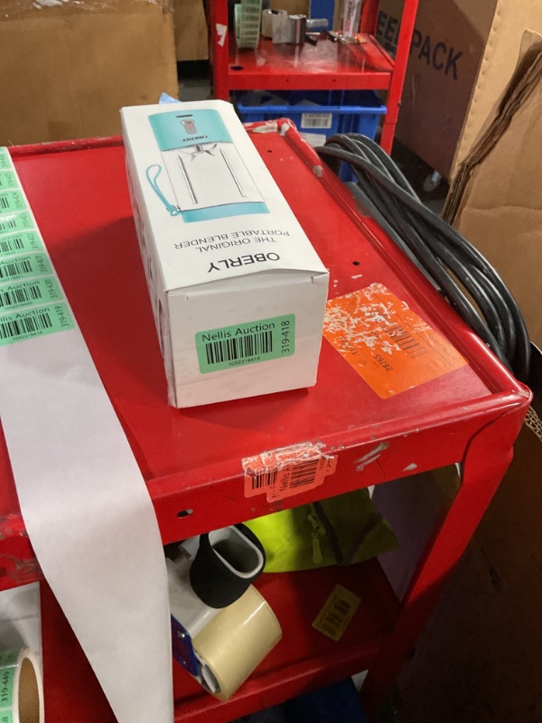 Photo 1 of Portable Blender for Shakes and Smoothies, OBERLY 18oz Cordless Personal Travel Small Blender for Protein with USB Rechargeable Battery, Stainless Steel Blades, Mini Travel Bottle, On the Go