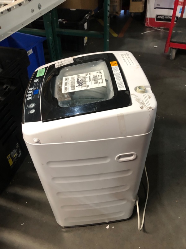 Photo 5 of ***HEAVILY USED - NO PACKAGING - POWERS ON - UNABLE TO TEST FURTHER - SEE PICTURES***
Small Portable Washer,Portable Washer 0.9 Cu. Ft. with 5 Cycles, Transparent Lid & LED Display