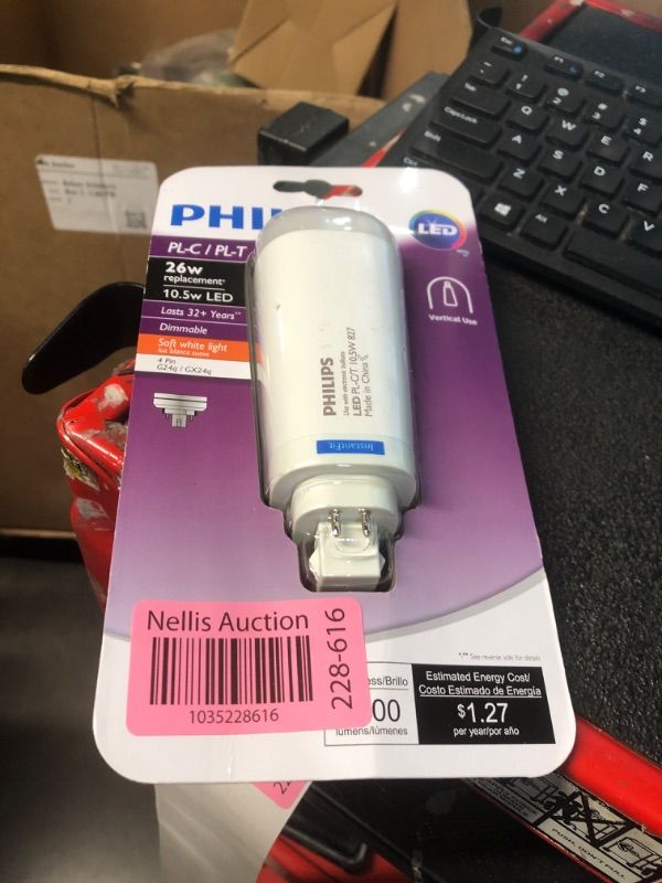 Photo 2 of  Philips LED 535377 Dimmable Energy Saver PL-C/T Light Bulb: 1200-Lumen 1 PACK