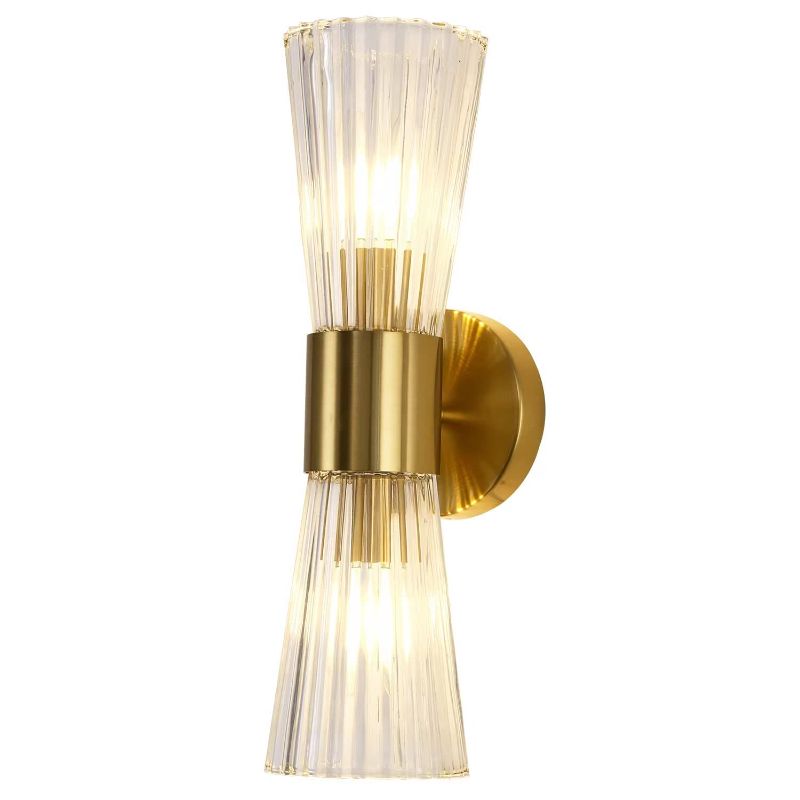 Photo 1 of **FOR PARTS ONLY**(NON REFUNDABLE)
SIMILAM Modern Gold Crystal Wall Sconces, Wall Mount Wall Light Fixtures Bedroom Wall Lamp for Living Room Bathroom Porch Entryway Hallway