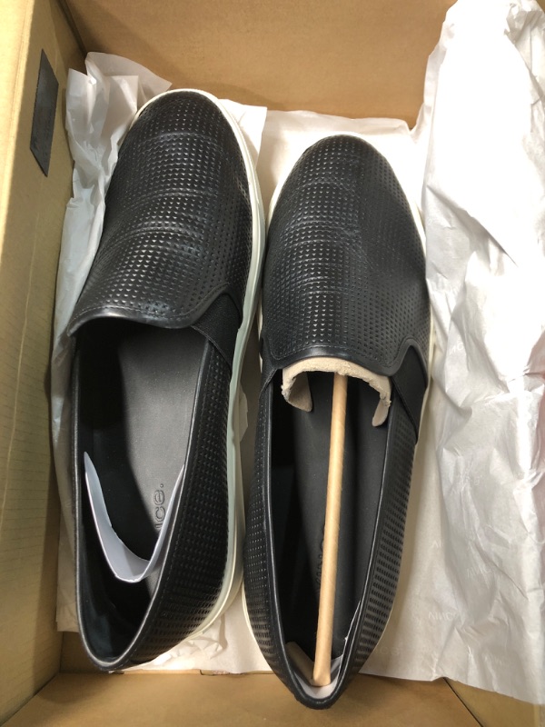 Photo 2 of (USED) Vince Women's Blair Slip On Sneakers, Black, 10 Medium US