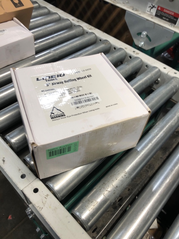 Photo 1 of LINE10 Tools 8-inch Airway Buffing Wheel Kit with Three-Step Compound and Angle Grinder Buffer Extension Adapter for Polishing Hard Metals