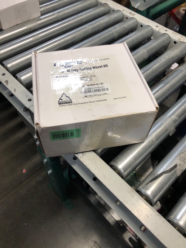 Photo 1 of LINE10 Tools 8-inch Airway Buffing Wheel Kit with Three-Step Compound and Angle Grinder Buffer Extension Adapter for Polishing Hard Metals