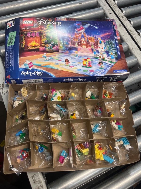 Photo 3 of LEGO Disney Advent Calendar 2024 for Kids - Christmas Advent Calendar W/Mini Builds & 8 Minifigures, Ages 5+ - Disney Toys Gift Idea for Girls & Boys - 43253