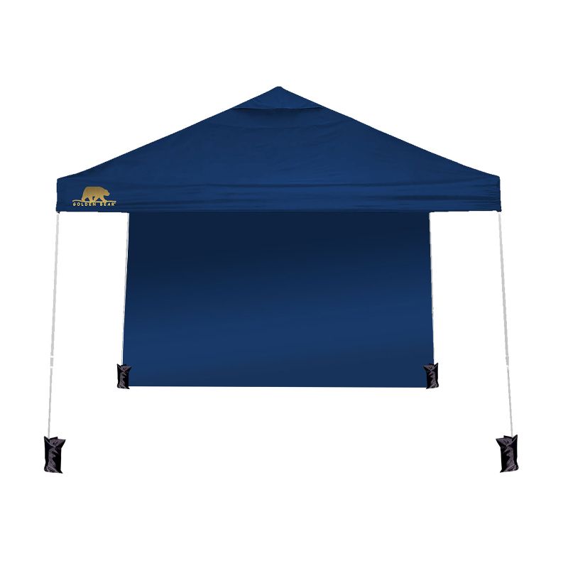 Photo 1 of ***NONREFUNDABLE - MAJOR DAMAGE - THIS SALE FINAL - SEE COMMENTS***
Golden Bear Newport 10'x10' Straight-Leg Canopy with Wall, Blue