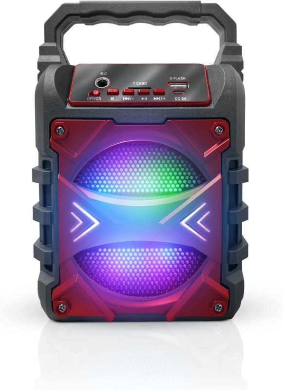 Photo 1 of ***STOCK PHOTO REFERENCE ONLY***
Top Tech Audio Jet-4 Bluetooth Portable Speaker, Louder Volume, Crystal Clear Stereo Sound, Rich Bass, 100 Foot Wireless Range, Microphone Input
