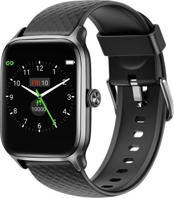 Photo 1 of (MISSING CHARGER) Letsfit Ew1 Smart Watch & Fitness Tracker with Heart Rate Monitor - Black Black One Size Fits All
