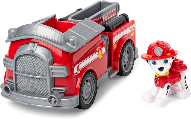 Photo 1 of 
Paw Patrol, Marshall’s Fire Engine Vehicle with Collectible Figure, for Kids Aged 3 and Up