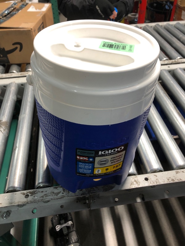 Photo 1 of **MISSING NOZZLE**
Igloo Sport Cooler 2 gal. Blue