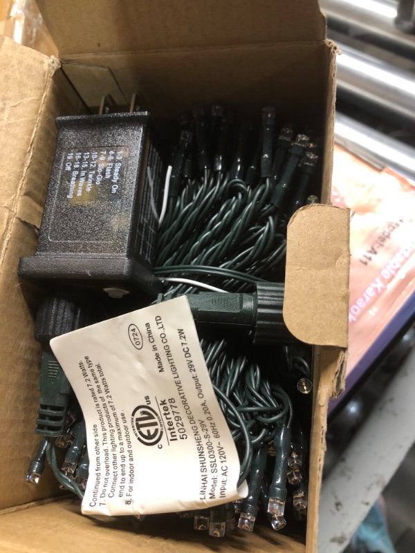 Photo 1 of ***(MISSING REMOTE) ***
Joomer Color Changing Christmas Lights, 100FT 300 LED RGB Xmas Tree Lights with Remote Outdoor Christmas Lights Mini Christmas Tree Lights Indoor Plugin Xmas Lights for Halloween Christmas Decorations