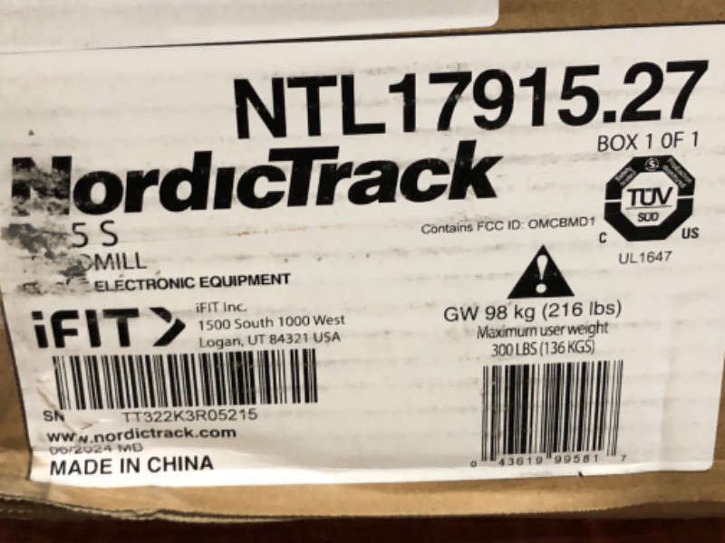 Photo 2 of ***FACTORY SEALED****NordicTrack T6.5S Electric Treadmill