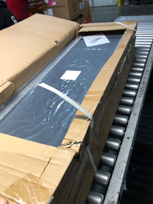 Photo 1 of HABUTWAY 8ft Wheelchair Ramp, Portable Wheelchair Ramp with Support Legs, Double Non-skid Ramp Hold Up to 800Lbs, Threshold Ramp for Home,Stairs, Curbs,Steps,Doorway