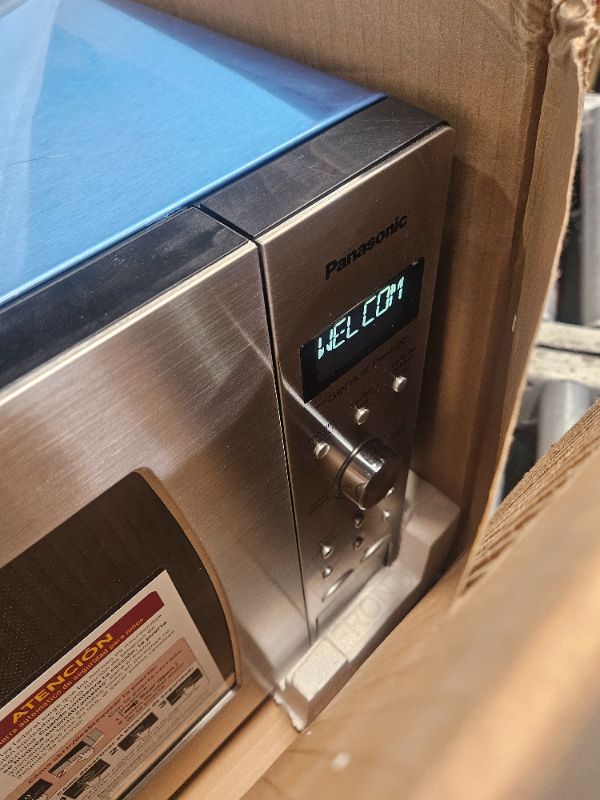 Photo 1 of ***MINOR DAMAGE***

Panasonic Oven with Cyclonic Wave Inverter Technology