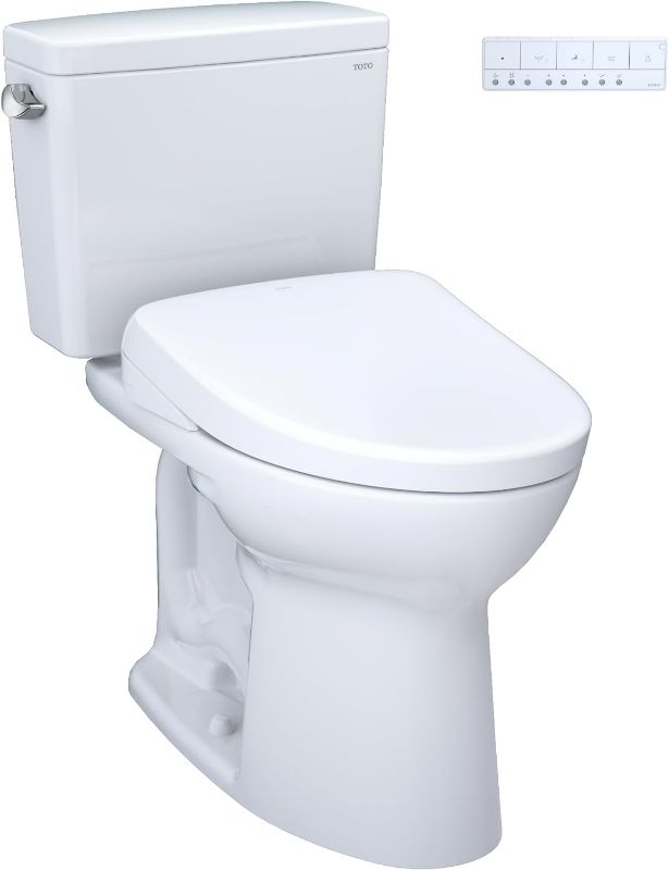 Photo 1 of **COMES WITH BOX 1 AND BOX 2***
TOTO Drake Cotton White 1.6-GPF Single-Flush Toilet Tank