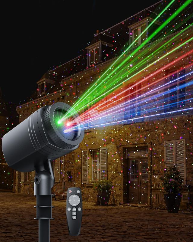 Photo 1 of ***(PARTS ONLY/ NON FUNCTIONAL/ NO RETURNS OR REFUNDS)***
Christmas Laser Lights Outdoor, RGB (Red, Green, Blue) Christmas Light Projector, Brighter Projection Lights for Christmas, Holidays, and Parties (Red and Green and Blue)