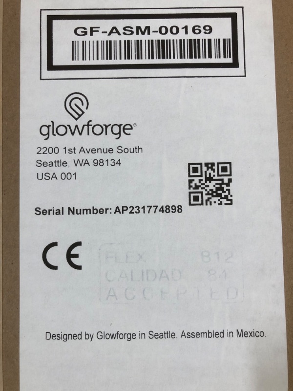 Photo 1 of Glowforge Plus Laser Cutter and Engraver Machine with 40W CO2 Laser - Ultimate Power Laser Engraver with Liquid Cooling for Fast Laser Engraving on Wood, Leather, Metal, and Stone