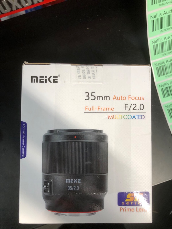 Photo 1 of Meike 35mm F2.0 Auto Focus Full Frame STM Stepping Motor Lens Compatible with Panasonic Lumix Sigma Leica L-Mount Cameras S1H S1 S5 S5 Mark II S1R S9 SL SL2 FP FPL