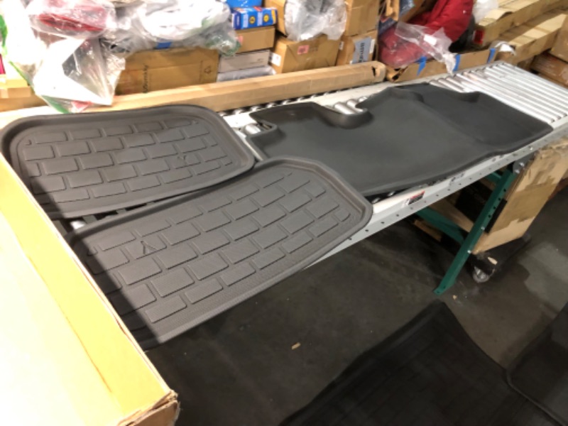 Photo 4 of ***INCOMPLETE - MISSING PARTS - SEE PICTURES***
BASENOR 11PCS Tesla Model Y Floor Mats 3D Material Cargo Liners All-Weather Car Mats Anti-Slip Trunk Mat Model Y Accessories Custom Fit 2020-2025