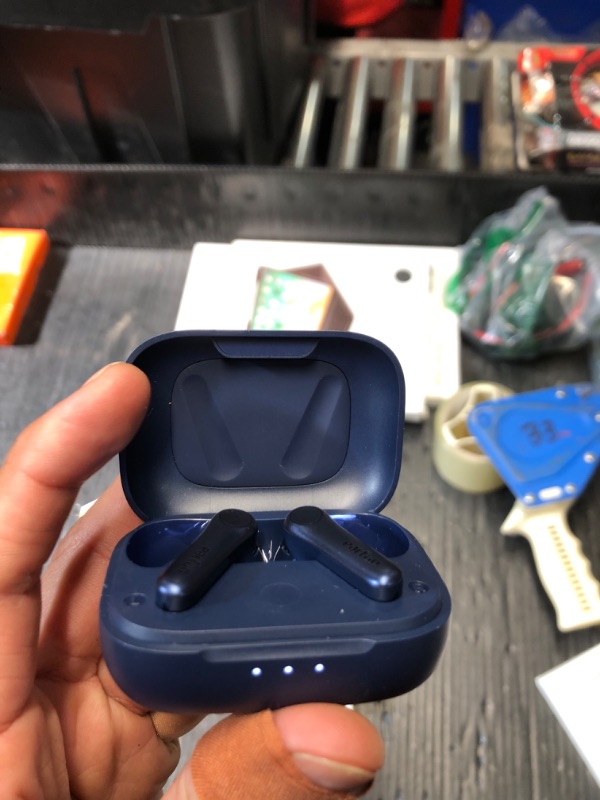 Photo 1 of ***(PARTS ONLY/ MISSING PARTS/ NO RETURNS OR REFUNDS)***
EarFun Air Pro 4 Adaptive Hybrid Noise Canceling Wireless Earbuds, Qualcomm Snapdragon Sound, aptX Lossless, 6 Mics AI CVC 8.0 Call, LDAC Hi-Res Audio, 52H Playtime, Bluetooth 5.4 (Royal Blue)