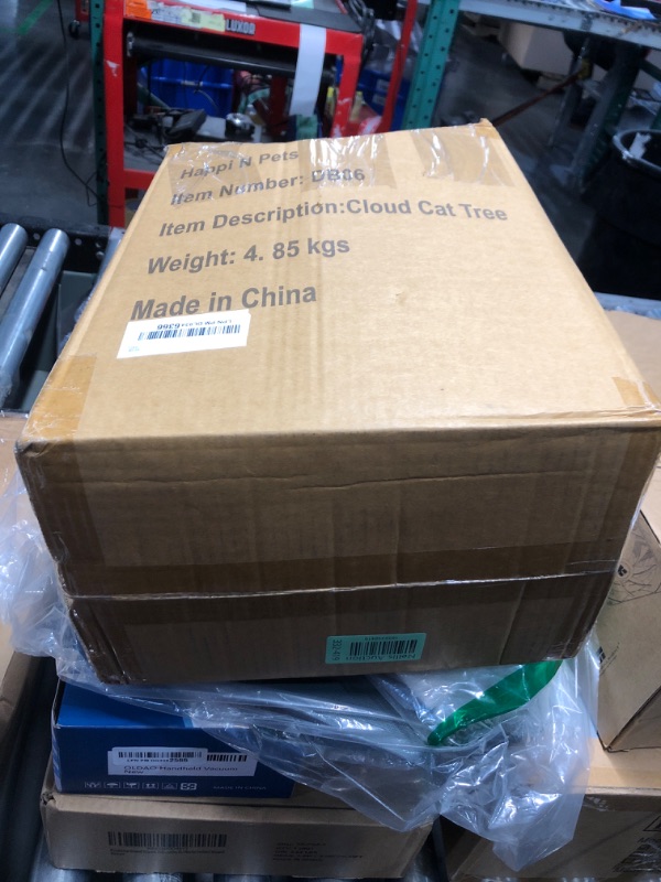 Photo 1 of Happi N Pets Cloud Cat Tree, 31.5in Multi-Level Indoor Cat Tower with Scratching Posts, Viewing Perch, Removable & Washable Cushions, Cat Activity Tree with Dangling Toy