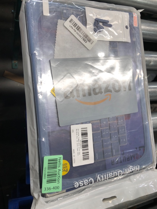 Photo 1 of Batianda Compatible with New MacBook Pro 14 inch Case 2024 M4 2023 2021 Release M3 M2 Pro/Max Chip, Heavy Duty Protective Plastic Hard Shell with Fold Kickstand & Keyboard Cover, Lavender Grey