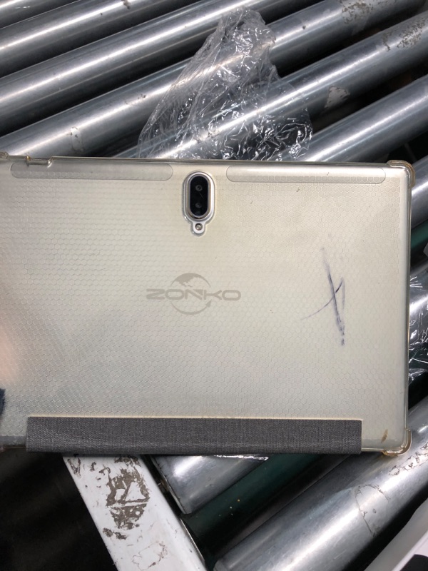 Photo 1 of **NON-REFUNDABLE, PARTS ONLY**TURNS ON** ZONKO 2024 Latest 2 in 1 Tablet 10 inch 4G Phone Call with Dual Sim Card Slot, 4GB+64GB Storage(Support 512GB Expand), Octa-Core Processor,13MP Camera, WiFi Tablet with Keyboard Mouse Stylus(Silver)